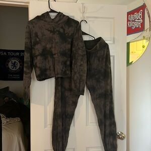 ACTA Acid Wash Tie Dye Activewear Set